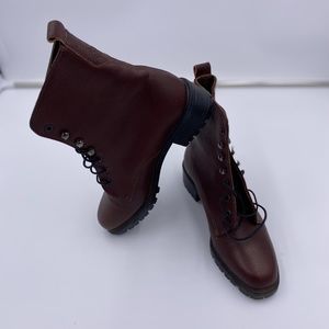 Eddie Bauer Boots Brown Leather SZ 6 M